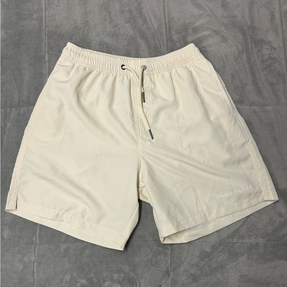 Daily Paper Cream Shorts. Unworn, perfect 10/10 condition, comes w/original tag